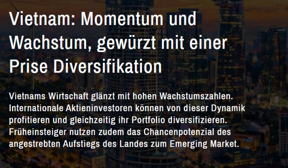 vietnam: growth and momentum with the